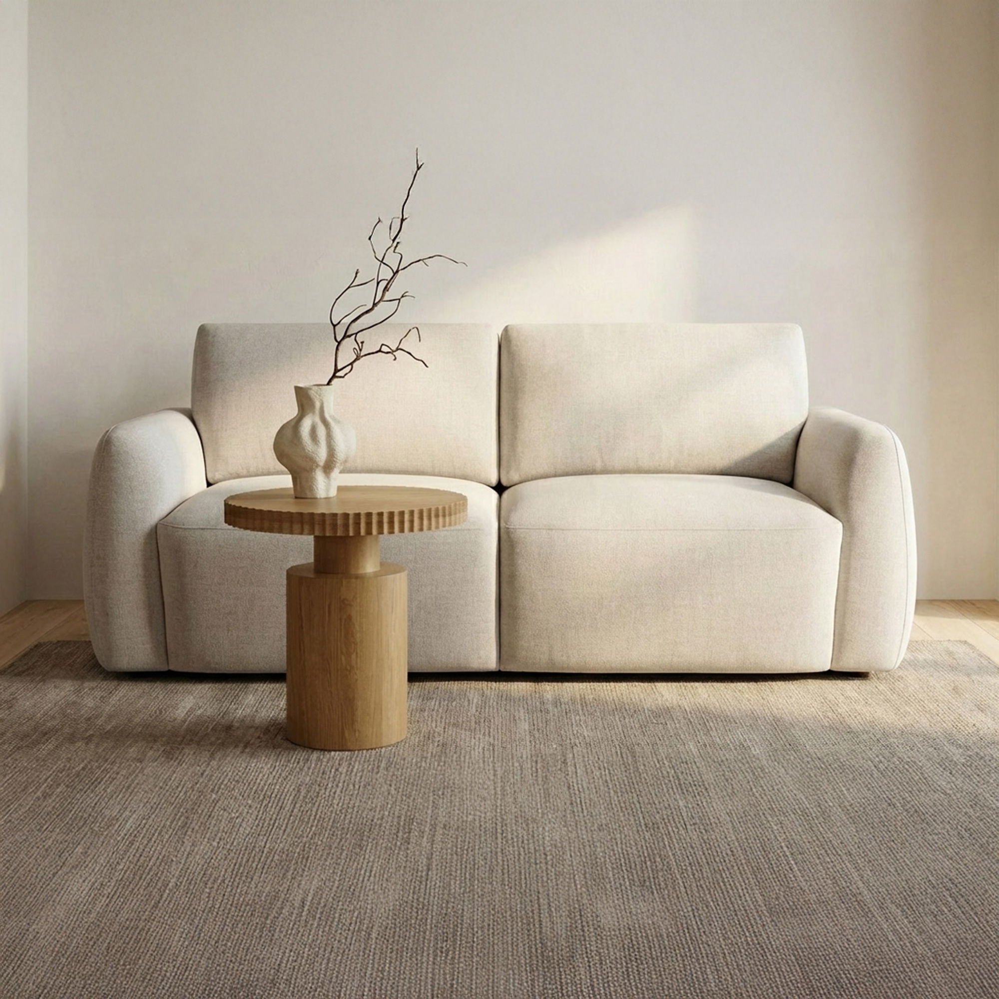 Leigh Side Table Brown, Side & End Table by Moe's Home, 22" width x 22" height x 22" depth View 4