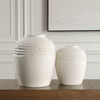 Luna Ridge White Ceramic Vases Set/2, Decorative by Uttermost, 11.75" width x 14.25" height x 11.75" depth thumbnail 5