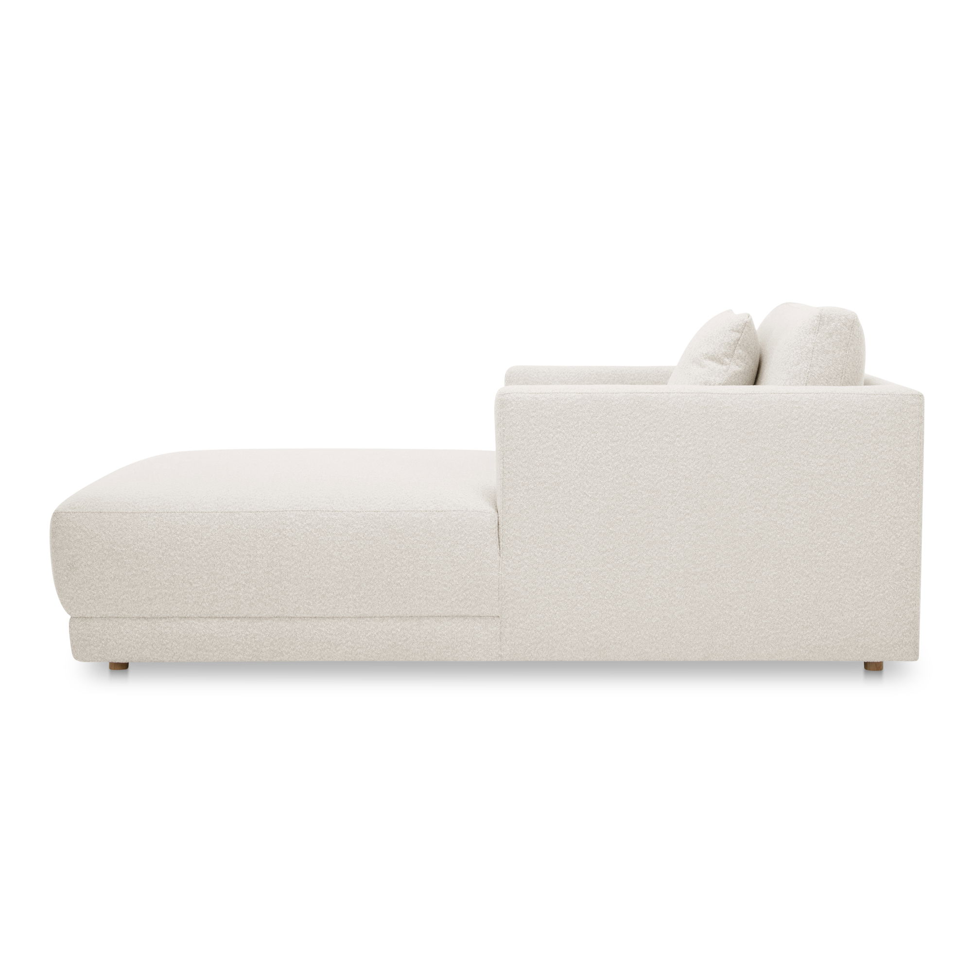 Bryn Chaise Oyster, Chaise Lounges & Daybed by Moe's Home, 39.5" width x 31.5" height x 77" depth View 3