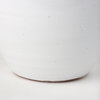 Basin Small Off-White Glazed Vase, by Mercana, 8.07" length x 8.07" width x 9.06" height thumbnail 8