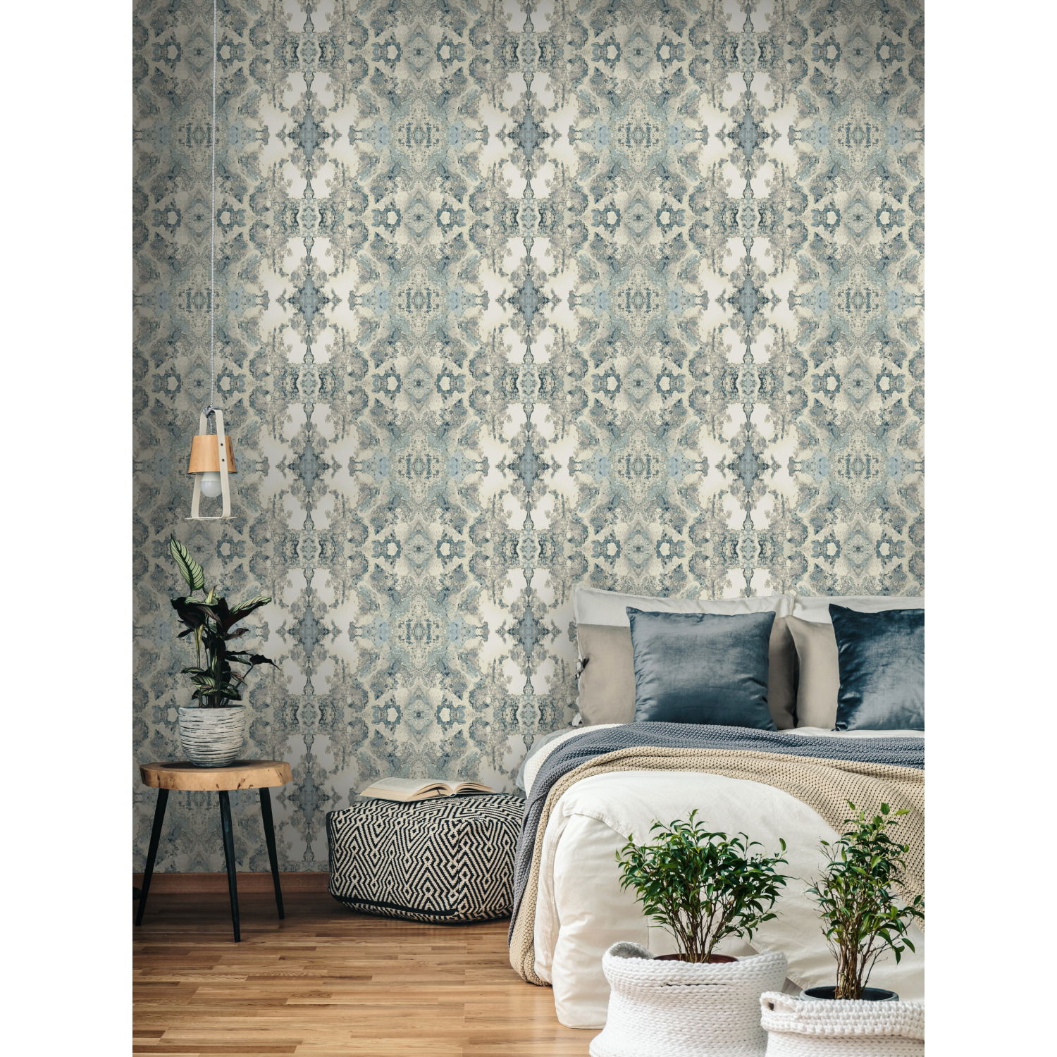 Inner Beauty Light Blue Wallpaper large image 