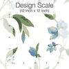 Springtime Blue & Green Wallpaper thumbnail 1