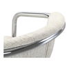 Freeman Chrome Frame Dining Chair Blended Cream - Set Of Two thumbnail 7