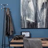 Lita Black Metal Rectangular Table Clock, by Mercana, 8.5" length x 4.13" width x 7.87" height thumbnail 3