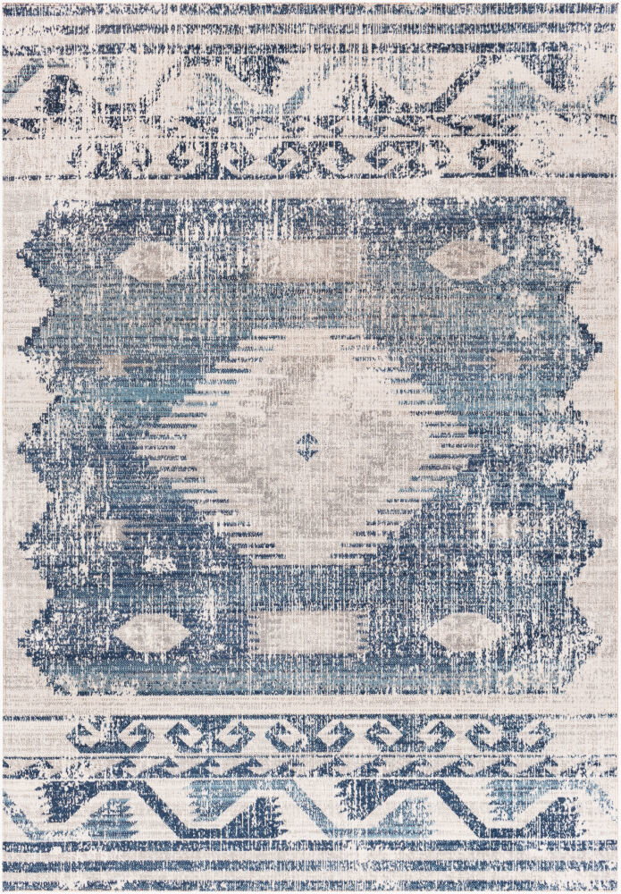 Huntington Beach Machine Woven Rug, by Surya, 6'11.86" length x 5'2.99" width