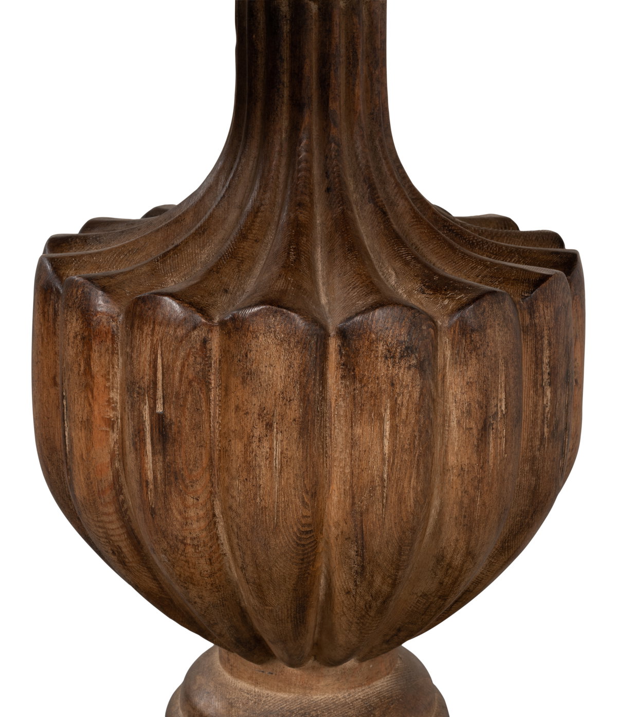 Renaissance Pedestal Dining Table 40top, by Sarreid, 3'4" length x 3'4" width x 2'6" height View 5