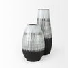 Tanami I Tall Dark Brown/White Ceramic Vase thumbnail 4