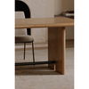 Madison Dining Table Natural, by Moe's Home, 82" width x 30" height x 42" depth thumbnail 9