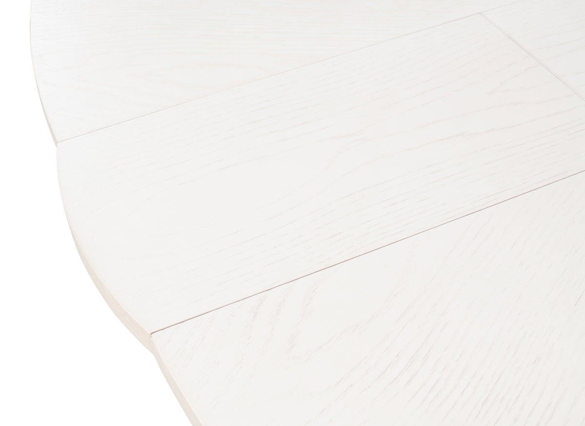 Tower Jupe Dining Table Med Working Wht, by Sarreid, 4'7" length x 4'7" width x 2'6" height View 5