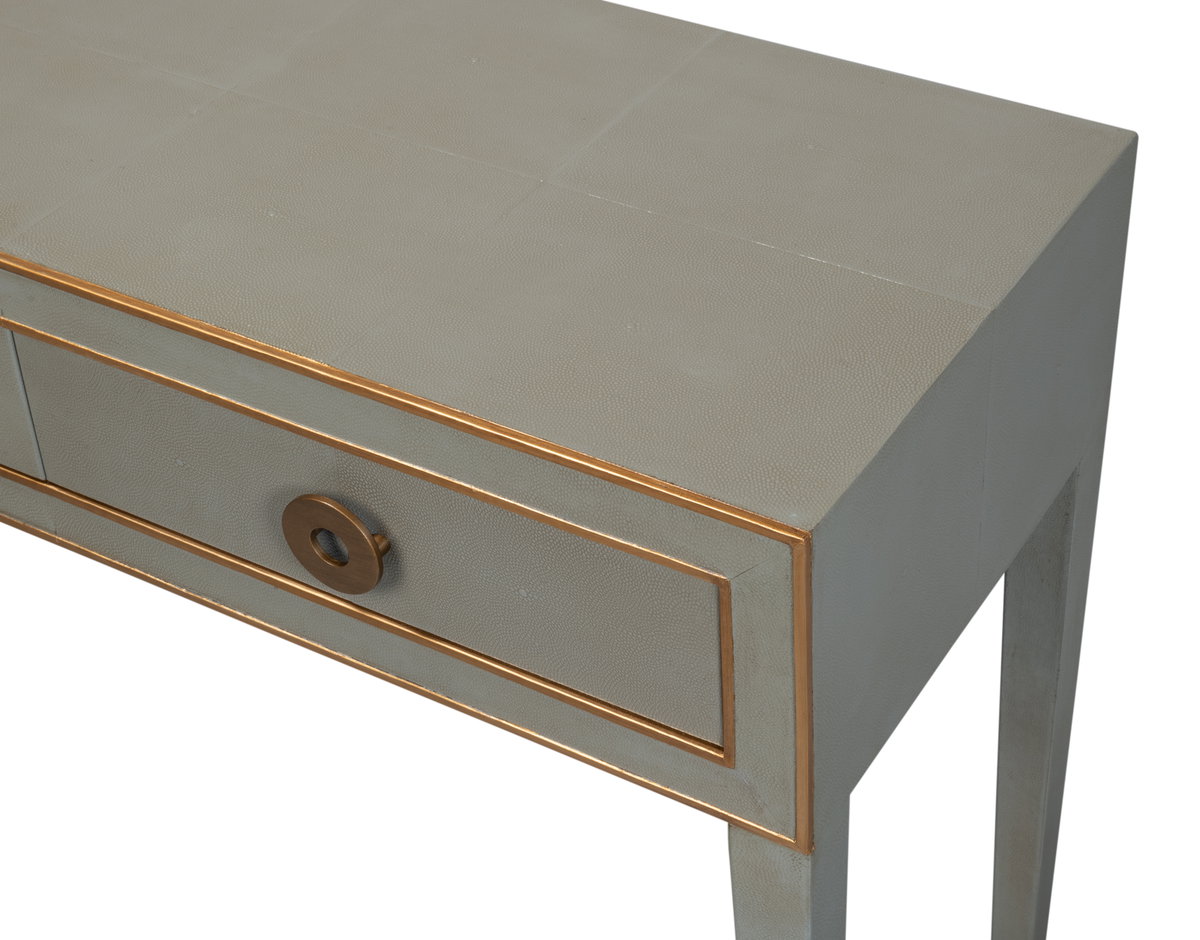 Gabriella Console  Storm Grey, by Sarreid, 1'6" length x 5'4" width x 2'9" height View 11
