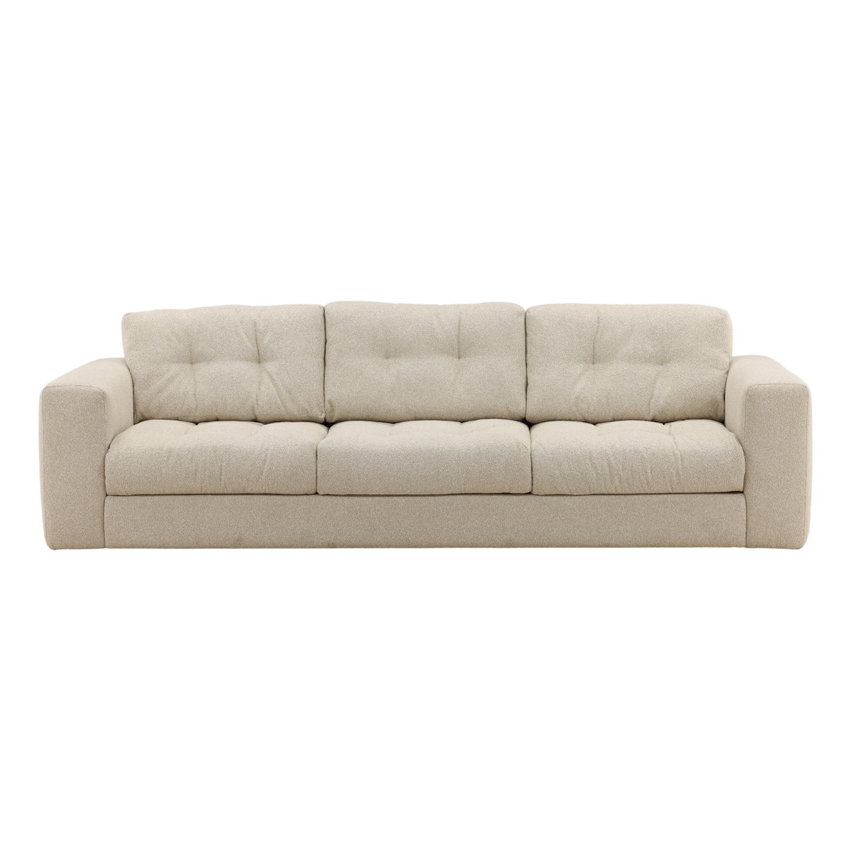 Winslet Sofa Oatmeal, Sofas & Sectional by Dovetail, 106" width x 31.5" height x 41.25" depth View 2