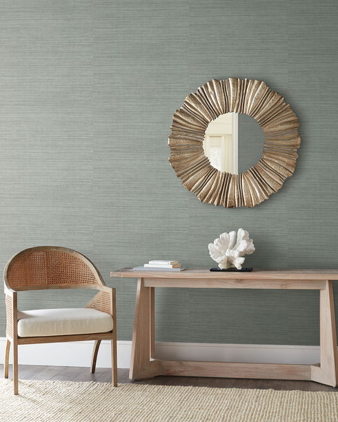 Tasar Silk Grey Wallpaper