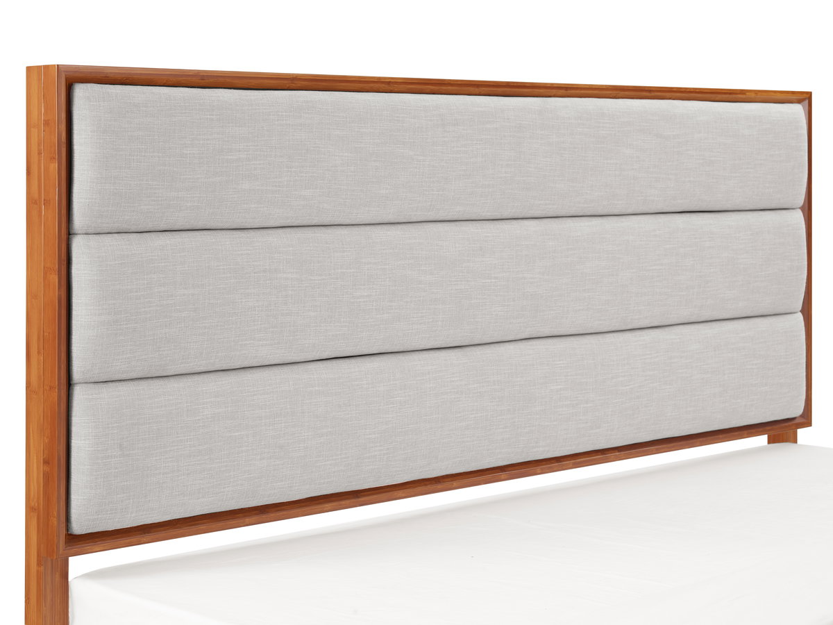 Taylor Queen Bed, Amber, by Greenington, 84" length x 63" width x 17.5" height View 5