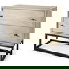 Ciara 32L x 16W Beige Fir Veneer 2 Drawer Accent Cabinet thumbnail 0