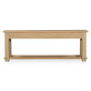 Morey Console Table Natural, by Moe's Home, 86" width x 31" height x 22" depth thumbnail 3