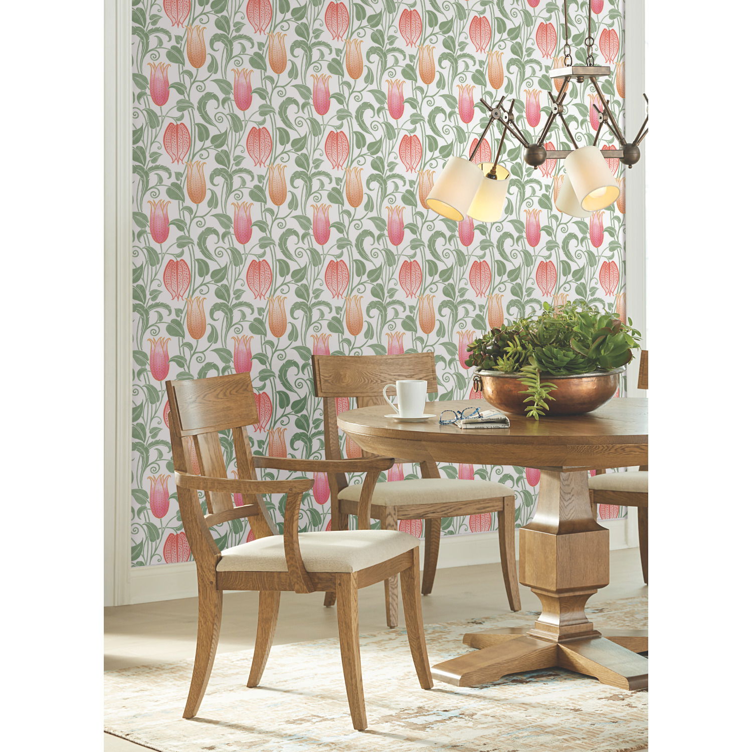 Canterbury Bells White & Brights Wallpaper large image 