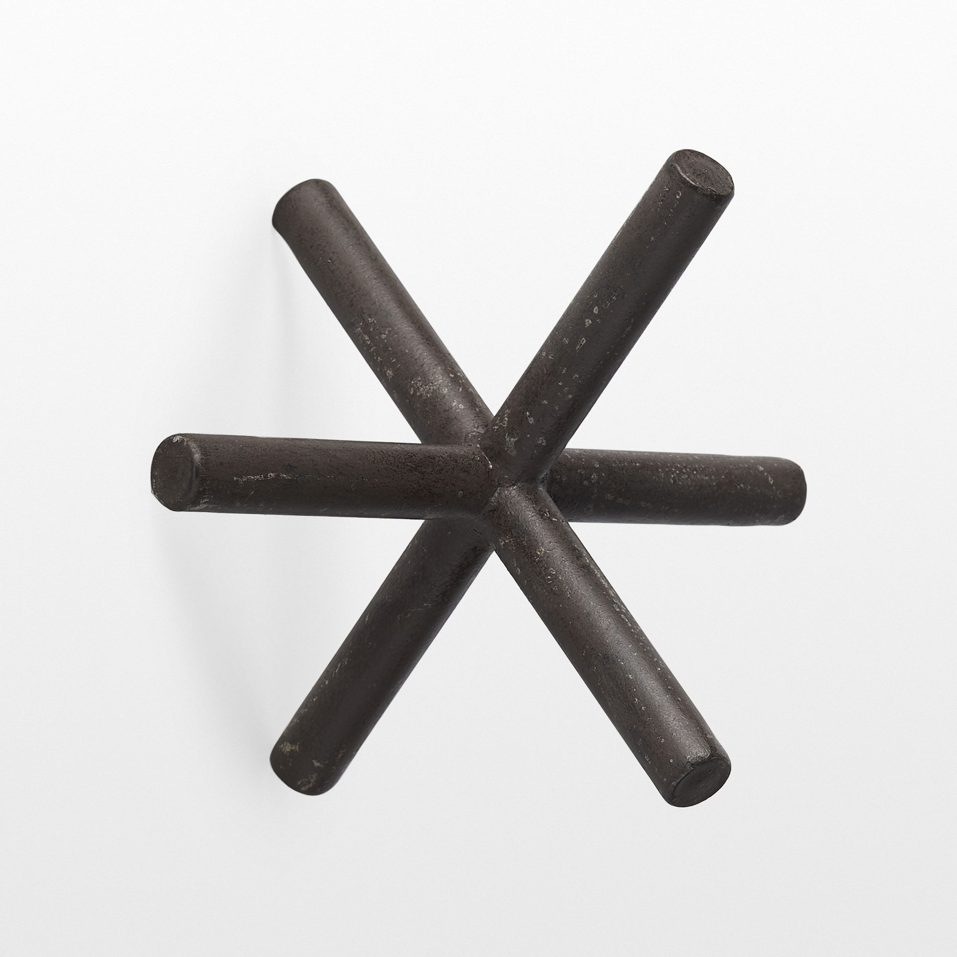 Astericks II (Medium) 8L x 7W Brown Metal Decor Object large image 