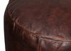Soccerball Stool, Dark Brown Leather thumbnail 7
