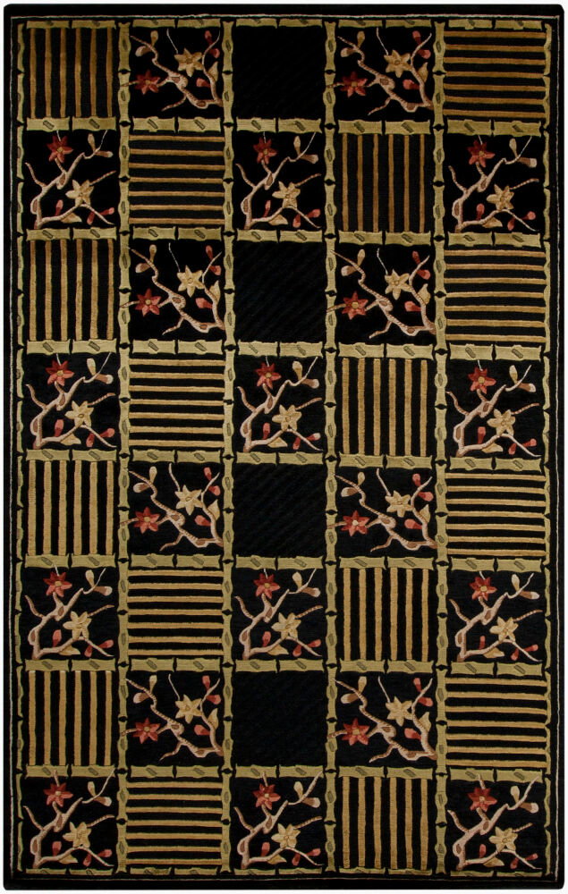 Mugal Handmade Rug, by Surya, 8' length x 5' width