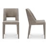 Joyce Dining Chair Light Brown-set Of Two, by Moe's Home, 18.5" width x 33.9" height x 22.6" depth thumbnail 3