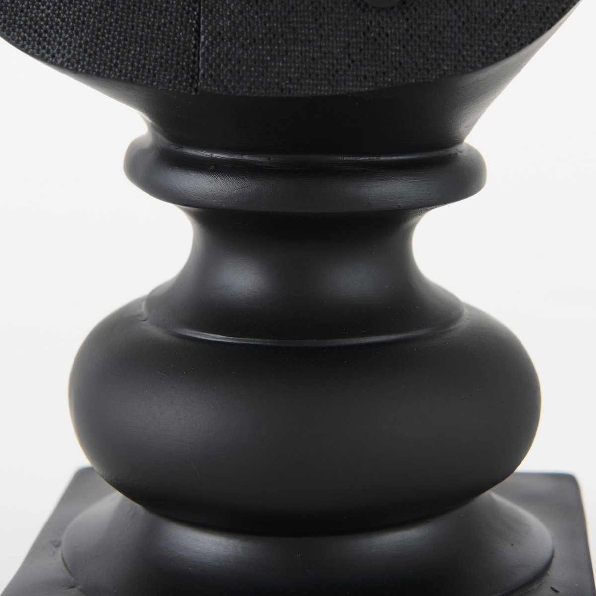 Murray 13H Black Painted Resin Fox in a Suit Bust, Decorative Object by Mercana, 6" length x 4.5" width x 13" height View 9