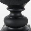 Murray 13H Black Painted Resin Fox in a Suit Bust, Decorative Object by Mercana, 6" length x 4.5" width x 13" height thumbnail 9