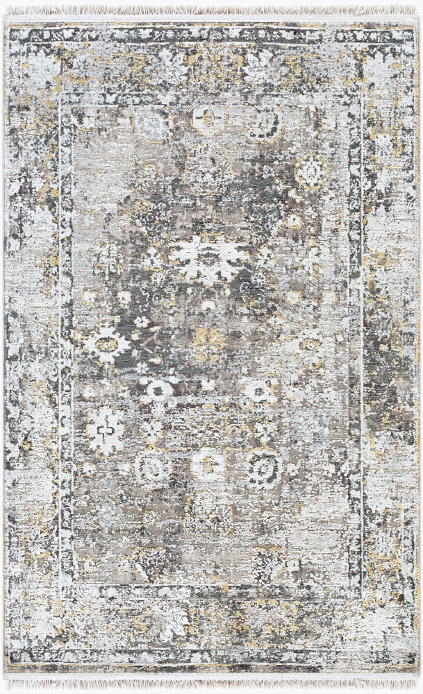 Solar Machine Woven Rug, by Surya, 2'11.43" length x 1'11.23" width