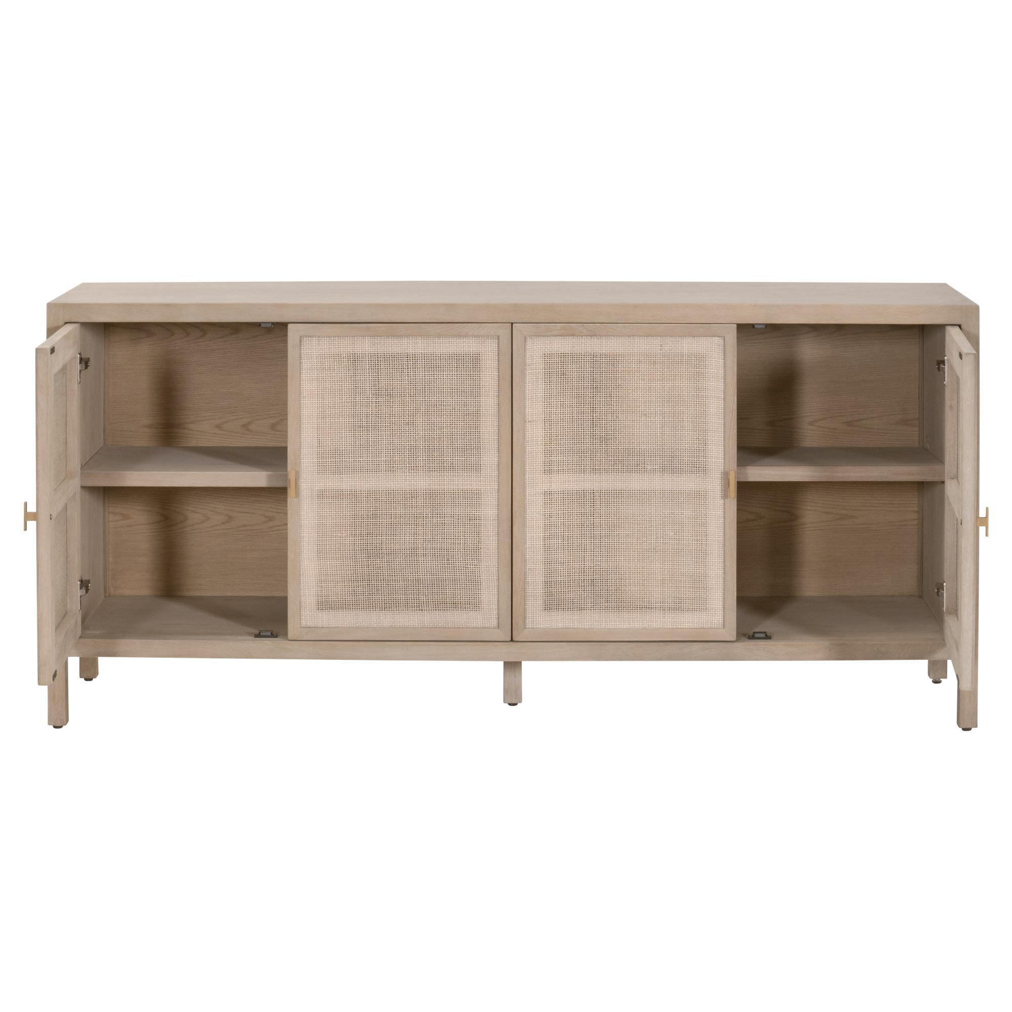 Carina Media Sideboard, Cabinets & Sideboard by Essentials for Living, 73.5" width x 34.25" height x 17.75" depth View 4
