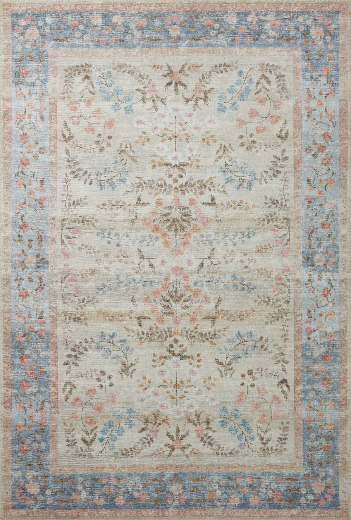 Rifle Paper Co. x Loloi Palais Rug, 5' length x 7'6" width View 1