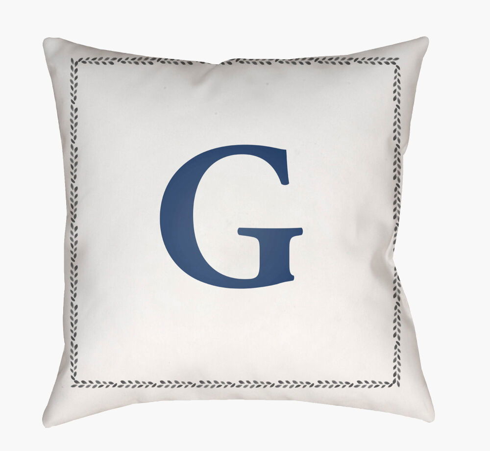 Initials Accent Pillow large image 