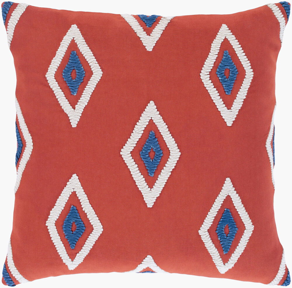 Zulu Accent Pillow Poly, Decorative Pillow by Surya, 22" length x 22" width