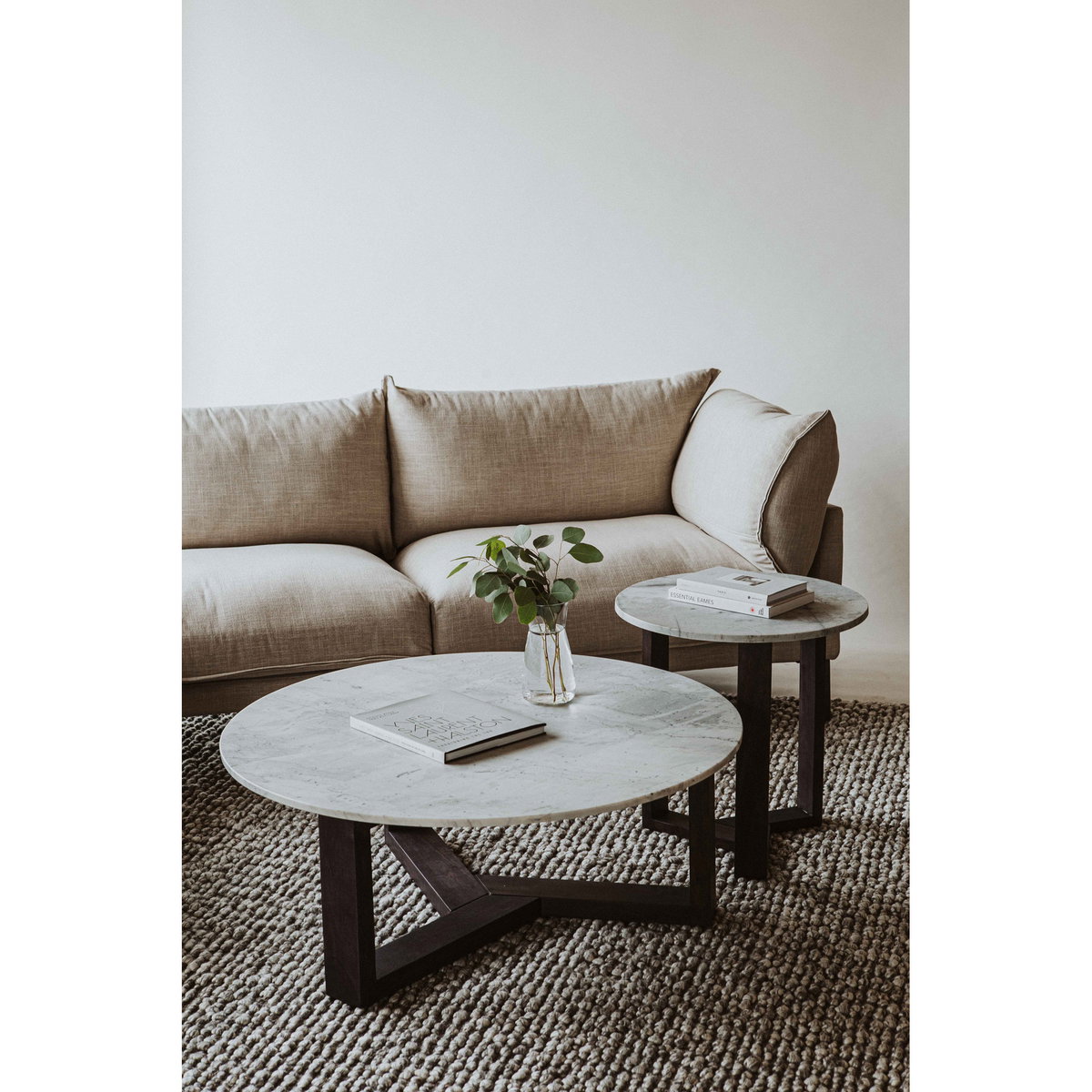 Jinxx Coffee Table Charcoal Grey, by Moe's Home, 38" width x 15" height x 38" depth View 7