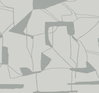 Abstract Geo Fog & Silver Wallpaper, by York Wall, 26'10.8" length x 2'3" width x 0.02" depth thumbnail