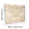 Cottontail Toile Pink & Chartreuse Peel & Stick Wallpaper thumbnail 13