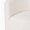 Sondra Oatmeal Performance Fabric Upholstered Club Dining Chair, by Mercana, 25.5" length x 23.75" width x 31.5" height thumbnail 14