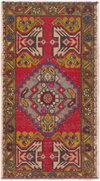 Antique One of a Kind Handmade Rug, by Surya, 3'4" length x 1'10" width thumbnail