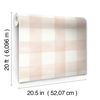 Magnolia Home Watercolor Check Pink Peel & Stick Wallpaper thumbnail 9