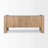 Beth Light Brown Wood with 3 Doors Sideboard thumbnail 3