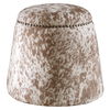 Gumdrop Cow Hide Ottoman thumbnail 0