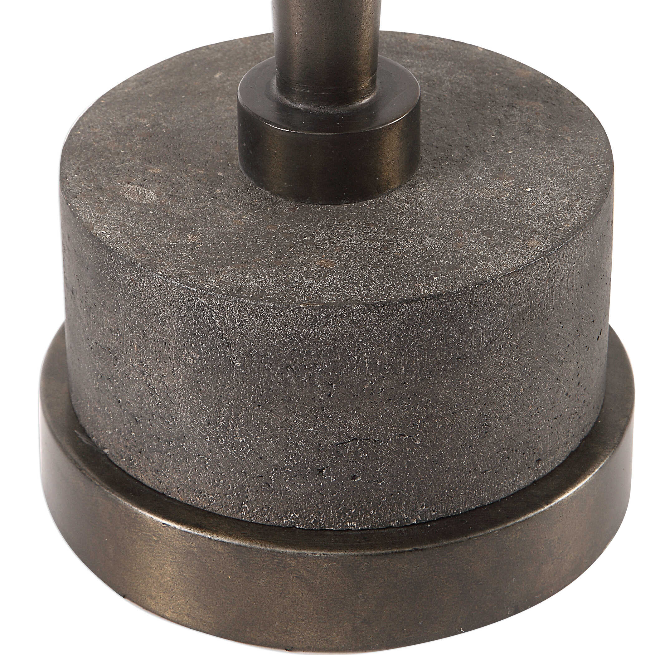 Masika Bronze Accent Table, Furniture by Uttermost, 10.5" width x 21.62" height x 10.5" depth View 4