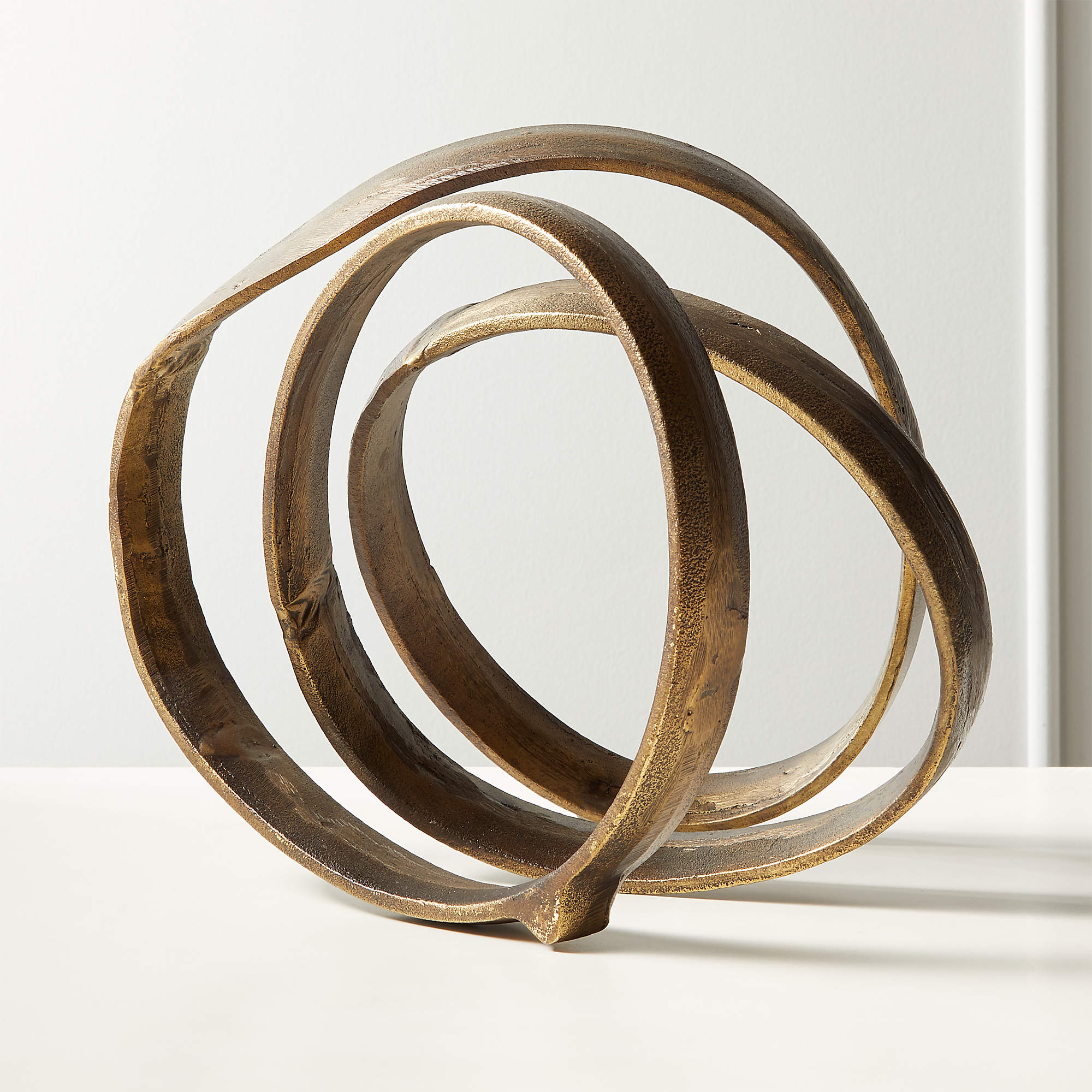 Online Designer Bathroom Lasso Brass Spiral Sculpture