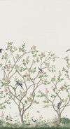 Lingering Garden White Wall Mural 0 Lingering Garden White Wall Mural thumbnail 0