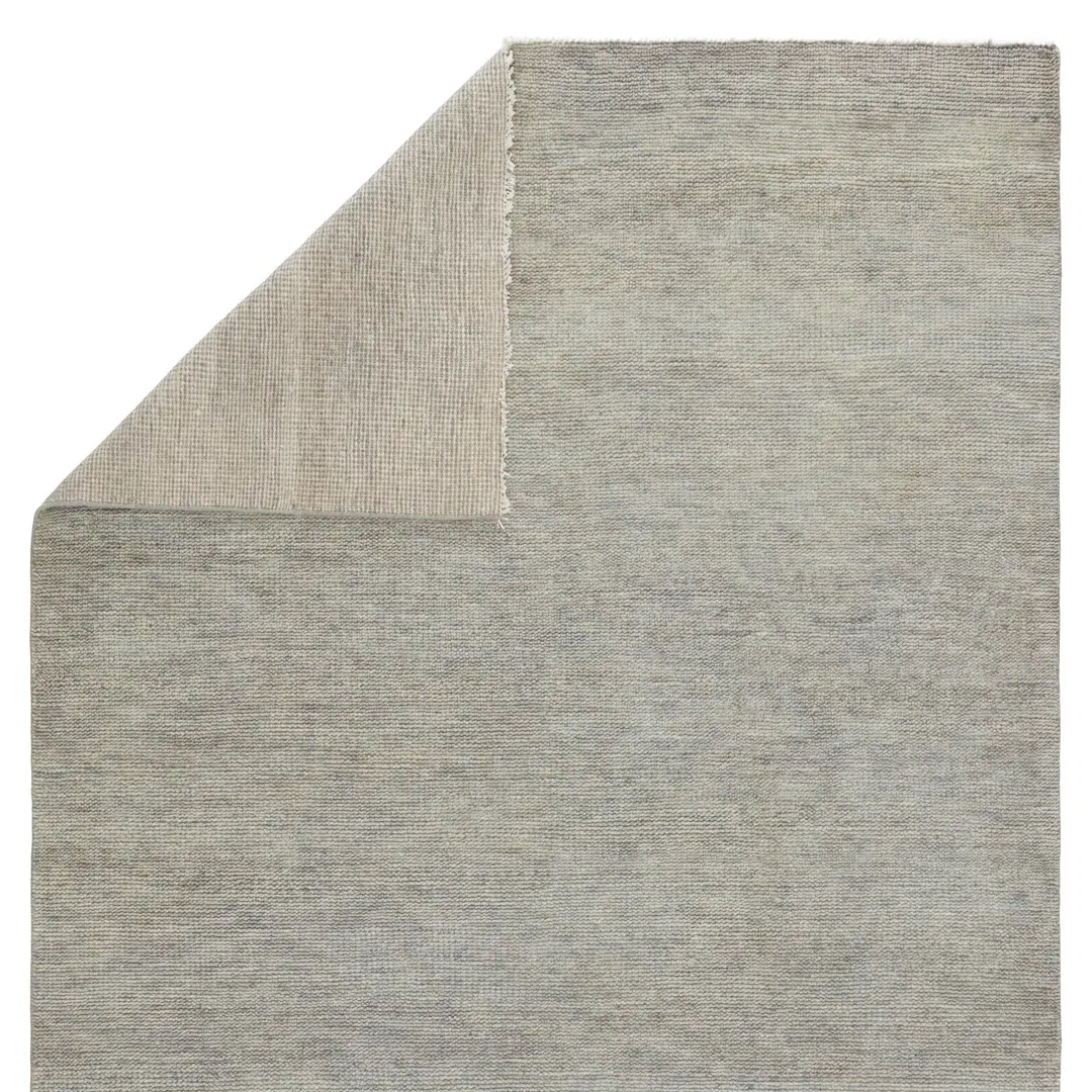 Jaipur Living Origin SAG07 Handknotted Solid Gray and Green Area Rug (8'x10') large image 