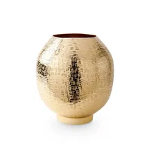 Online Designer Combined Living/Dining Mali Brass Metal Table Vase