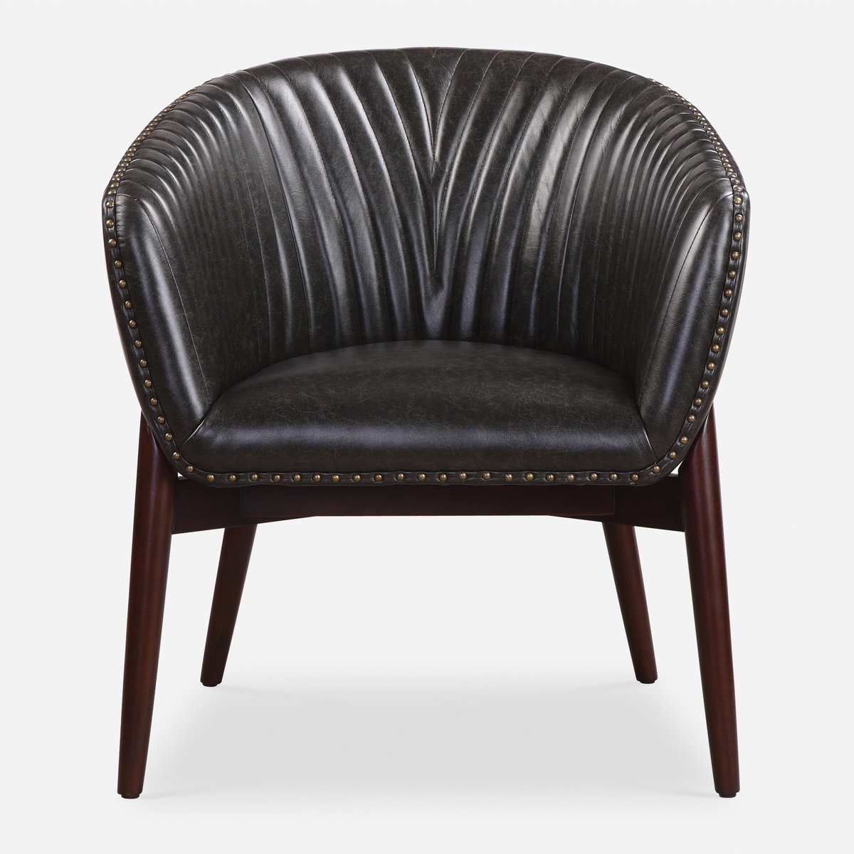 Anders Chenille Accent Chair, by Uttermost, 28" width x 31" height x 27" depth View 1