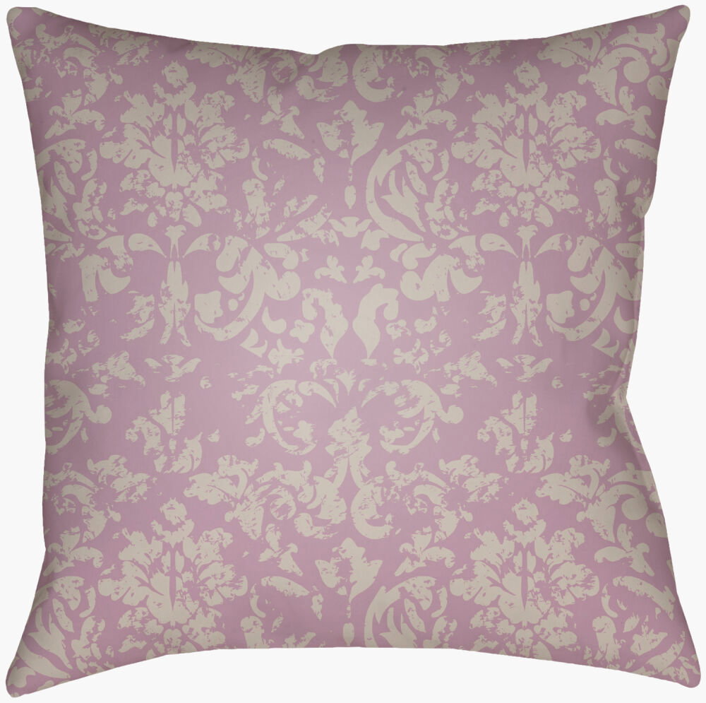Moody Damask Accent Pillow, Decorative Pillow by Surya, 18" length x 18" width
