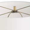 Lyra White & Gold Table Lamp, by Uttermost, 15" width x 28.5" height x 15" depth thumbnail 7