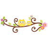 Happi Scroll Tree Letter Branch Peel & Stick Giant Wall Decal, by York Wall, 3'3.6" length x 1'6" width x 0.02" depth thumbnail