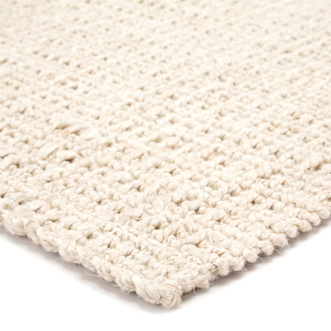 Murillo Natural Solid Ivory Area Rug (5'X8') large image 