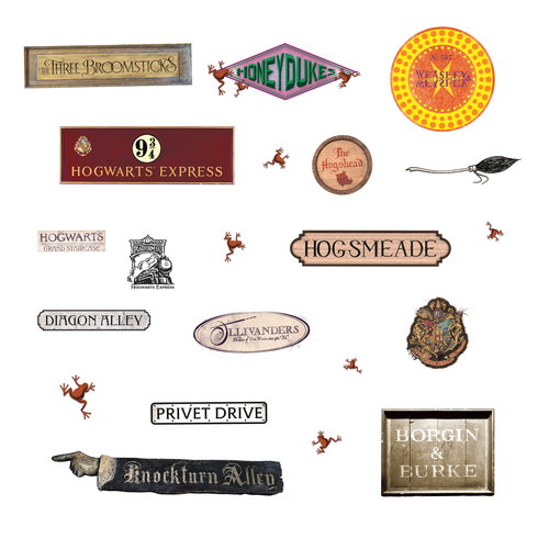 Harry Potter Signs Wall Decals